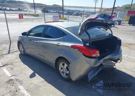 2013 Hyundai Elantra Limited из США, поврежденный, VIN KMHDH4AE8DU921887